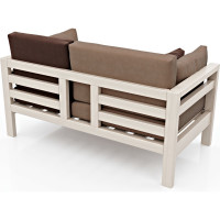 Диван Arsko Домино М беленый дуб/Atlanta Nut/Atlanta Coffee 80542993