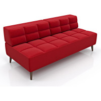 Диван Arsko Нельсон без спинки Atlanta Red 80543060