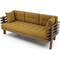 Диван Arsko Стоун-Б орех/Ultra Mustard 80424098