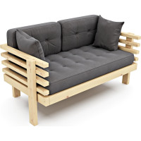 Диван Arsko Стоун-М сосна/Ultra Grey 80424100