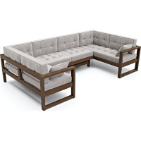 Диван Arsko Астер П-образный орех/Kiton 05 80358819