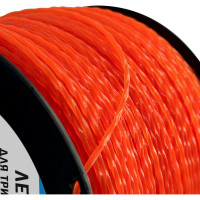Леска витой квадрат 2.4 мм, бобина 360 м для триммера vertextools YK-222-2.4-360