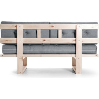 Кушетка Arsko Торн-М беленый дуб/Kiton 05 80382282