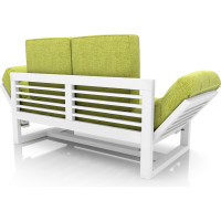 Кушетка Arsko Балтик белая эмаль/Kiton 08 80425819 80382234