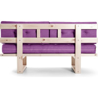 Кушетка Arsko Торн-М беленый дуб/Kiton 13 80382288