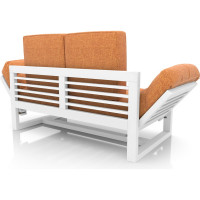 Кушетка Arsko Балтик белая эмаль/Kiton 09 80382235