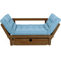 Кушетка Arsko Сламбер BOX орех/Kiton 11 80425834