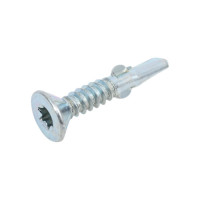 Конструкционные саморезы с нарезанными ушками на наконечнике КРЕП-КОМП потайной, Torx, цинк, 6,3x35 мм, 100 шт. спу6335