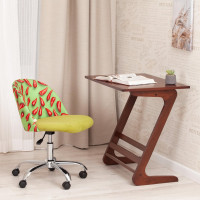 Кресло Tetchair melody botanica 03 pepper/23 ткань/флок, олива 19027