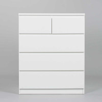 Комод Гуд ЛАКК МАЛЬТА 5 ящиков, 80x48x98 см, белый 2.05.02.080.1