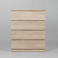 Комод Гуд ЛАКК МАЛЬТА 4 ящика, 80x48x98 см, бежевый, дуб сонома 2.05.02.070.3