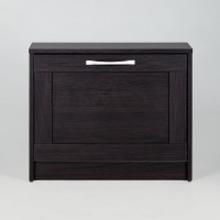 Тумба для обуви Гуд ЛАКК СИРИУС 60x25x48 см, черная, дуб венге 2.02.10.420.5