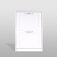 Тумба для обуви Гуд ЛАКК СИРИУС 60x25x89 см, белая 2.02.10.430.1