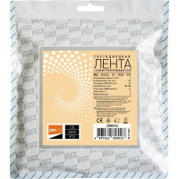 Светодиодная лента Jazzway  PLS 2835/60-12V 6Вт/м 3000К тепл. бел. IP20 (уп.5м) 2858023