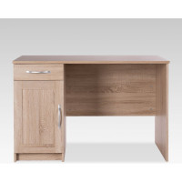 Письменный стол Гуд ЛАКК КАСТОР однотумбовый, 115x65x75 см, бежевый, дуб сонома 2.03.06.030.3