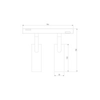 Трековый светильник Elektrostandard Slim Magnetic 14W 4200K Dual (латунь) a062852