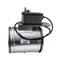 Заслонка регулирующая круглая TKD160-SC-03DN/230V 160 мм с электроприводом 3Нм, 220В, управление открыто/закрыто с возвратной пружиной TECHNO 550163