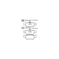 Колодки тормозные AV197 дисковые (противоскрипная пластина в комплекте) Avantech 1740230