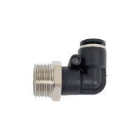 Фитинг угловой трубки ПВХ наружная резьба PC M16х1.5-6 мм, 10 шт ДАЛИ-авто DA-00575