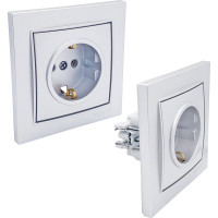 1-местная рамка Nilson THOR Metallic, серебро 27130091