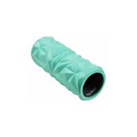 Массажный ролик Starfit FA-507 EVA/PP, средняя жесткость, 32.5x12.5 cм, мятный/серый ЦБ-00001498
