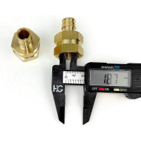 Муфта HG PE-X латунь 16x1/2 ВР, 2 шт 4961353