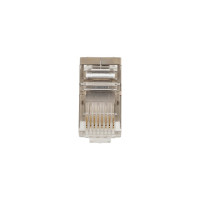 Коннектор RJ45 (8p8c) VENTION, FTP, cat. 6, под витую пару, экранированный (50шт.) IDCR0-50