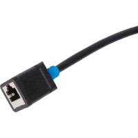 Прямой патч-корд удлинитель VENTION SSTP cat.6, RJ45 - 1.5м. Черный IBLBG