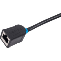 Прямой патч-корд удлинитель VENTION SSTP cat.6, RJ45 - 2м. Черный IBLBH