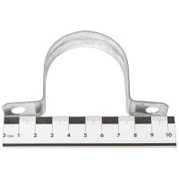 Металлическая двухлапковая скоба EKF d48-50 мм, 50 шт. PROxima sm-2-48-50