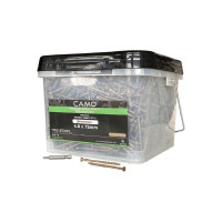 Саморезы Camo PREMIUM DECKING SCREW PROTECH 75x4.8 мм, C4, T25, 1750 шт. 0368779