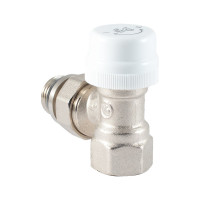 Термостатический клапан радиатора PROFACTOR угловой, с уплотнением, 1/2" PF RVT 382UR