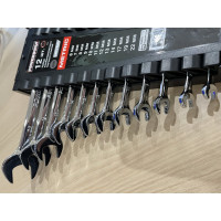 Набор комбинированных гаечных ключей TORGWIN powerbuilt 6, 8, 10, 12, 13, 14, 17, 19, 22, 24 мм, 10 шт. YWT8512R