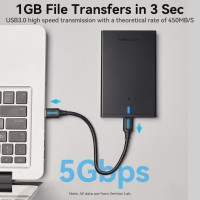 Внешний корпус для HDD/SSD VENTION 2.5" (USB 3.0 Mirco-B) Черный KPAB0
