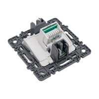 Механизм 1-местной телефонной розетки Nilson СУ RJ45 CAT3, moda-advantage белый, 20112462
