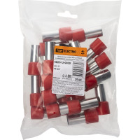 Наконечник-гильза TDM ELECTRIC е95-25 95мм2 с изолированным фланцем (25шт) SQ0512-0030