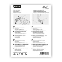 Комплект радиатора PROFACTOR термостатический, угловой, 3/4 PF RVT 388