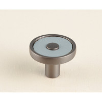 Ручка-кнопка Brante rk.1361.z.knob.grey.blue 96 мм графит-голубой 107211