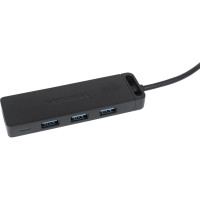 Концентратор VENTION OTG USB-C+USB 3.0 / 4xUSB 3.0 порта Черный - 0.15м. CHTBB