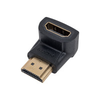 Адаптер-переходник VENTION HDMI v2.0 19M/19F угол 90 AIOB0