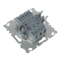 Выключатель Рим трехклавишный без рамки Metronex Electric FVK000301BEL