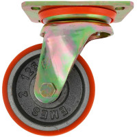 Колесо с поворотной платформой EMES ED01VBP125X40