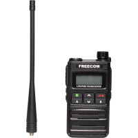 Рация Freecom AP-100V радиостанция с дисплеем 136-174 МГц/5 Вт/200 каналов/1800 мАч SR-00008