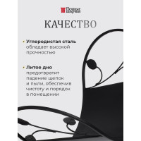 Дровница 49x33x37 см Печные штучки 62040