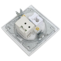 Розетка Metronex Electric Verona для USB + LAN FRZ00050302BEL