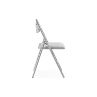 Стул Woodville Gikat на металлокаркасе, белый мрамор/светлый мусс 489749