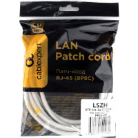 Патч-корд Cablexpert LSZH медный UTP кат.5e, 2м, литой, многожильный (серый), PP30-2M
