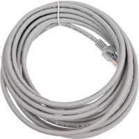 Патч-корд Cablexpert LSZH медный UTP кат.5e, 5м, литой, многожильный (серый), PP30-5M