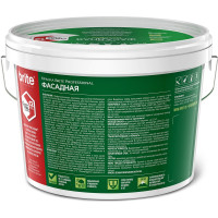 Фасадная колерованная краска BRITE PROFESSIONAL светло-серая RAL 7035, матовая, ведро 2.7 л/4 кг О05679