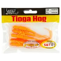 Искусственные съедобные виброхвосты Lucky John LJ Pro Series TIOGA HOG 3.5in, 08.90 /T54, 6шт 140195-T54